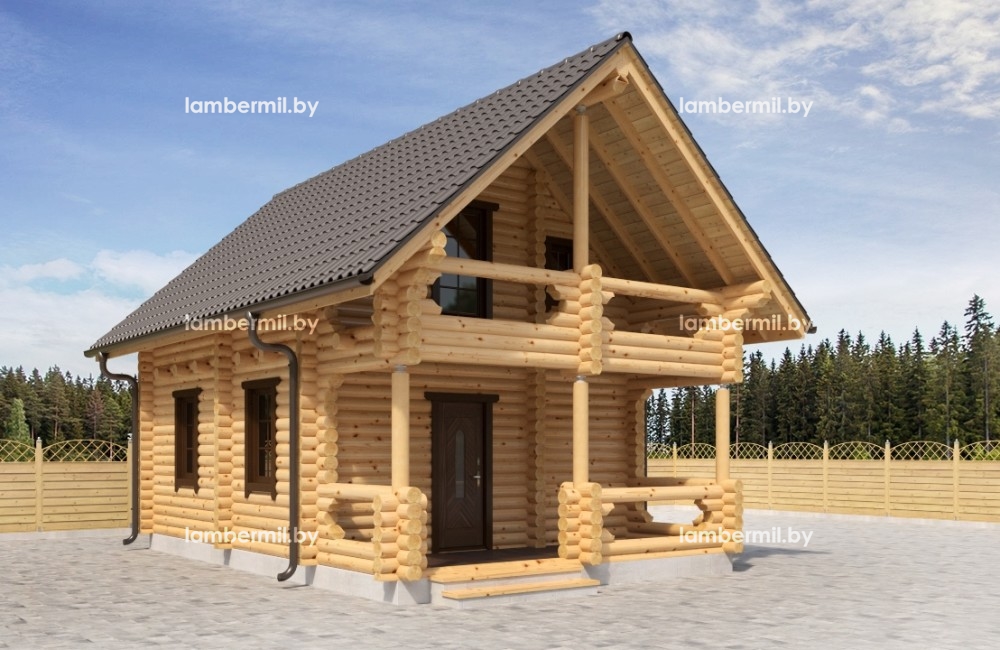 Проект деревянного дома 079