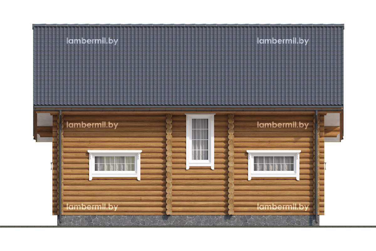 Проект деревянного дома 161 - компания Ламбермил