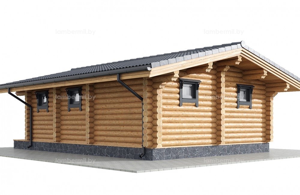 Оцилиндрованная баня Минск